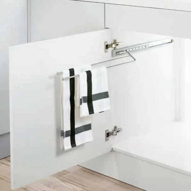Porte-serviettes coulissant pour Meubles Bas