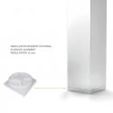Pied sur Mesure pour Péninsule de Cuisine en Aluminium Anodisé