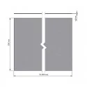 Tapis Antidérapant Anthracite 10 m | Menage Confort